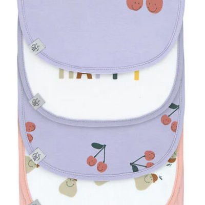 LÄSSIG | Bibs Set of 5 - Plumme Box