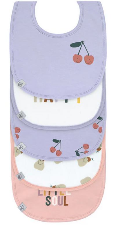 LÄSSIG | Bibs Set of 5 - Plumme Box