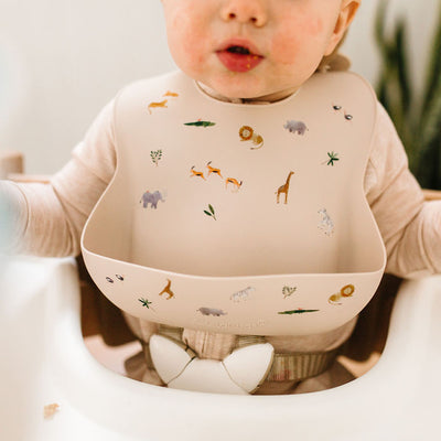 LouLou Lollipop | Printed Silicone Bib - Plumme Box