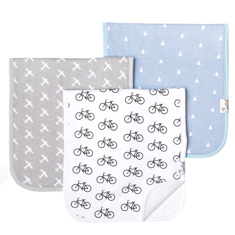 Copper Pearl | Burp Cloths (3 Pack) - Plumme Box