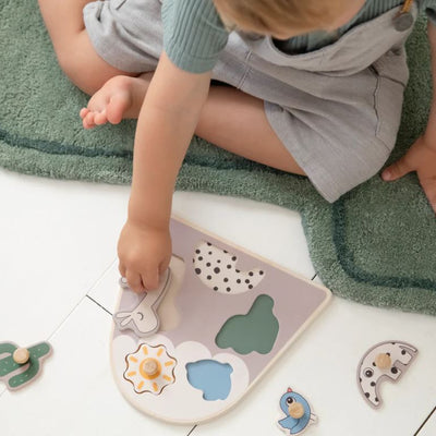 Done by Deer | Peg Puzzle Lalee Sand - Plumme Box