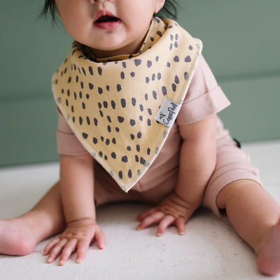 Copper Pearl | Bandana Bibs - Set of 4 | 0-36M - Plumme Box