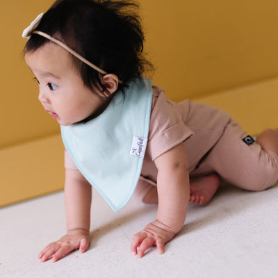 Copper Pearl | Bandana Bibs - Set of 4 | 0-36M - Plumme Box