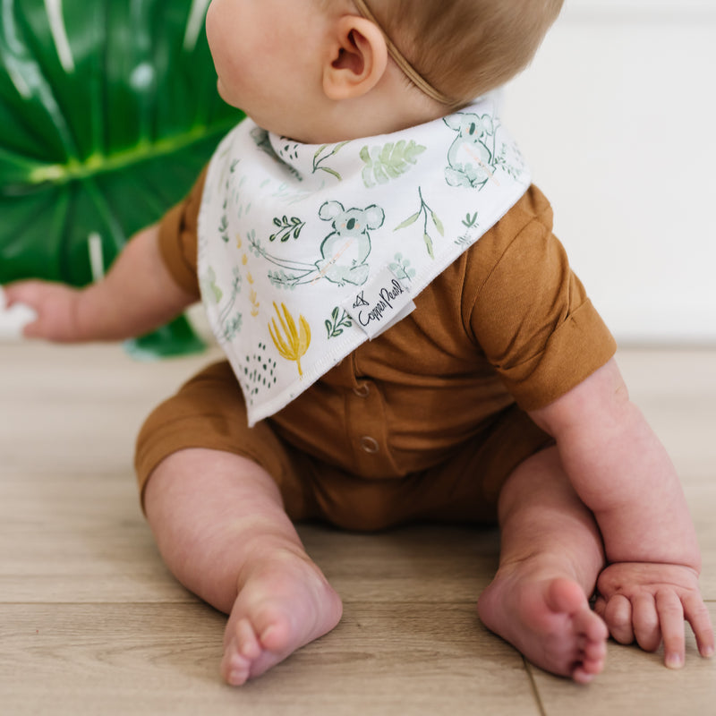 Copper Pearl | Bandana Bibs - Set of 4 | 0-36M - Plumme Box