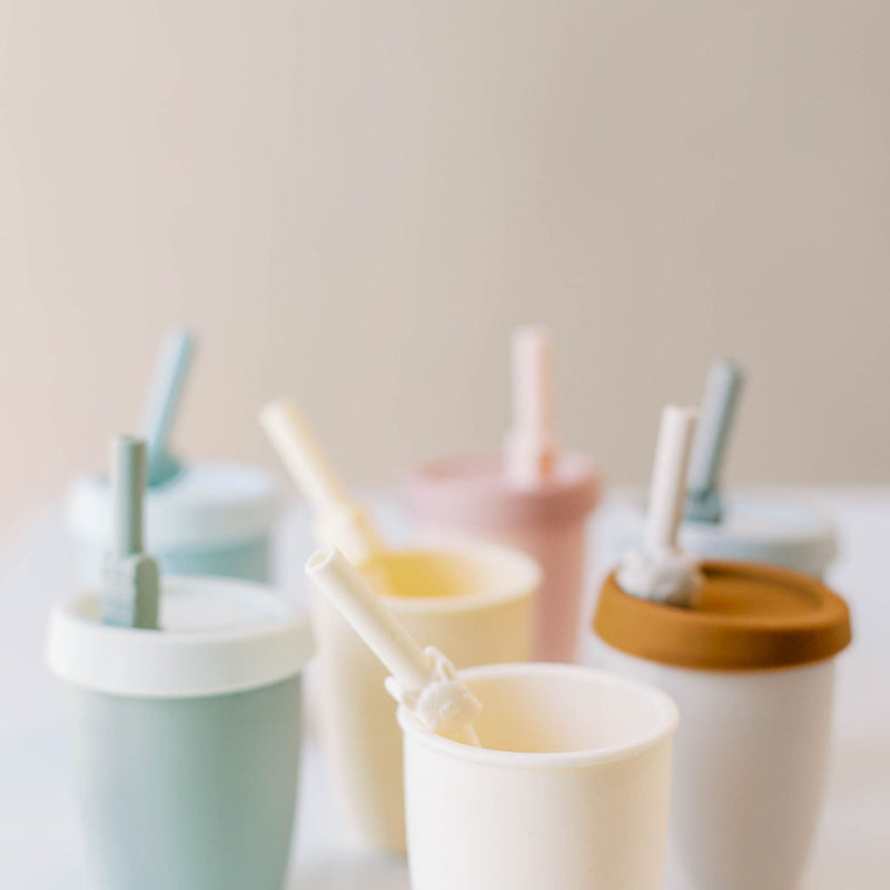 LouLou Lollipop | Kids Silicone Cup with Straw - Born To Be Wild - Plumme Box