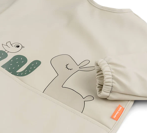 Done by Deer | Sleeved pocket bib - Plumme Box