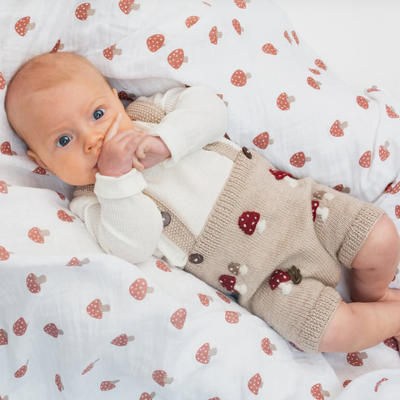 Lulujo | Swaddle Blanket Muslin Cotton LG - Plumme Box