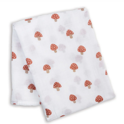 Lulujo | Swaddle Blanket Muslin Cotton LG - Plumme Box