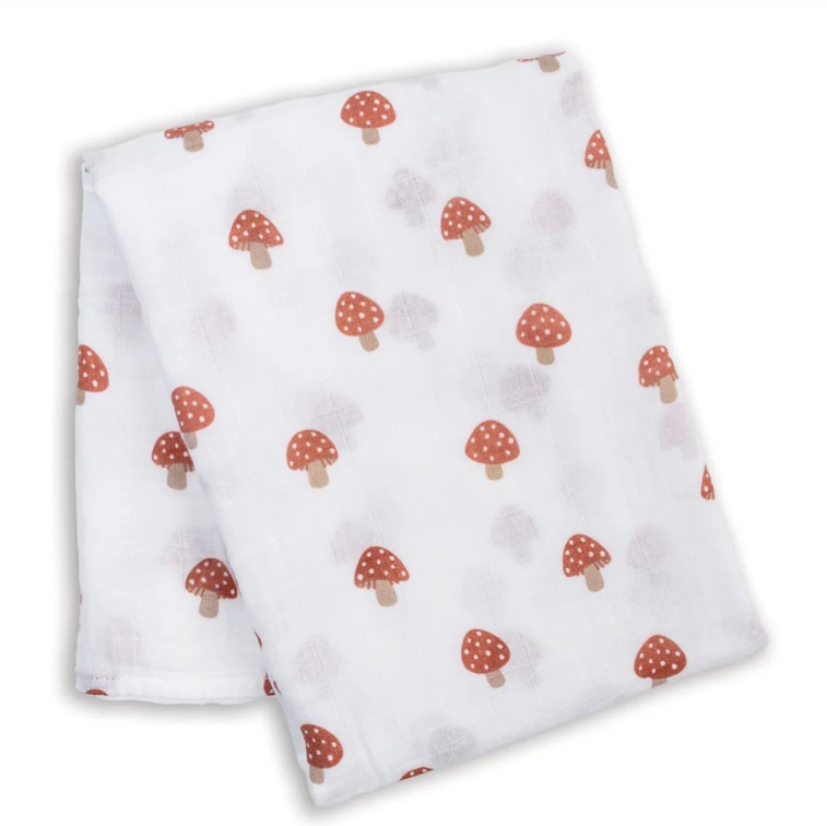 Lulujo | Swaddle Blanket Muslin Cotton LG - Plumme Box