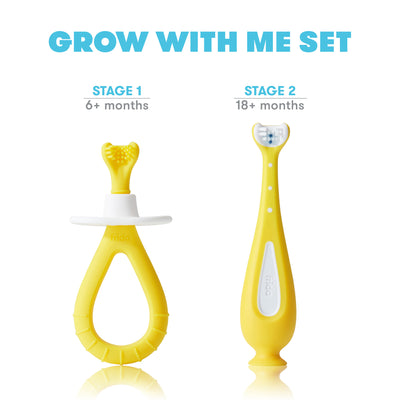 Frida Baby | Grow-With-Me Baby Toothbrush Set - Plumme Box