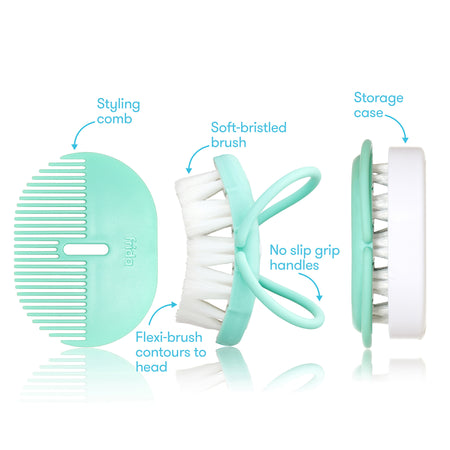 Frida Baby | Head-Hugging Hairbrush + Comb Set - Plumme Box
