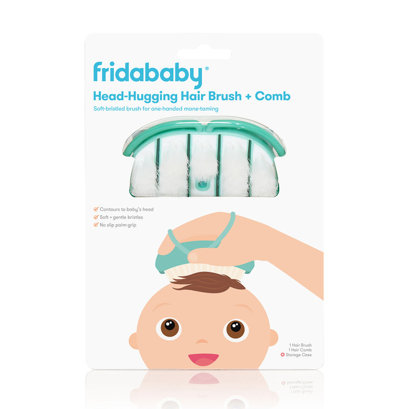 Frida Baby | Head-Hugging Hairbrush + Comb Set - Plumme Box