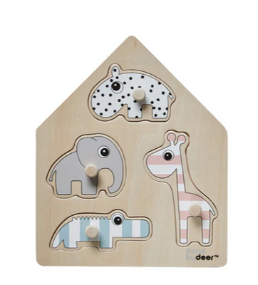 Done by Deer | Peg Puzzle - Plumme Box