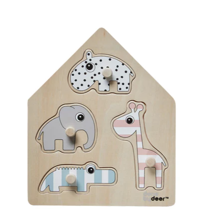 Done by Deer | Peg Puzzle - Plumme Box