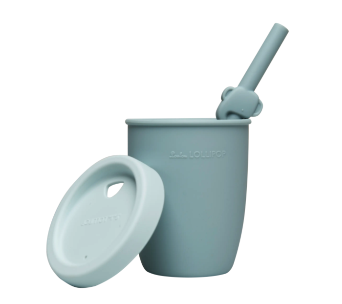 LouLou Lollipop | Kids Silicone Cup with Straw - Born To Be Wild - Plumme Box