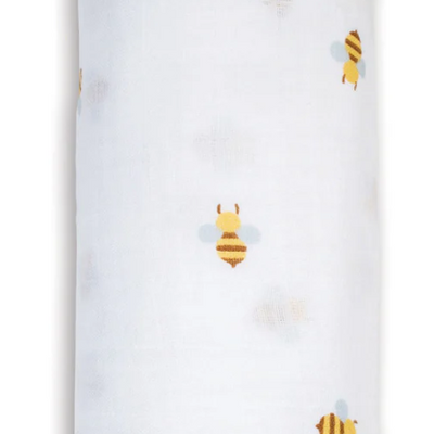 Lulujo | Swaddle Blanket Muslin Cotton LG - Plumme Box