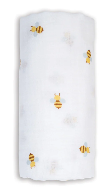 Lulujo | Swaddle Blanket Muslin Cotton LG - Plumme Box