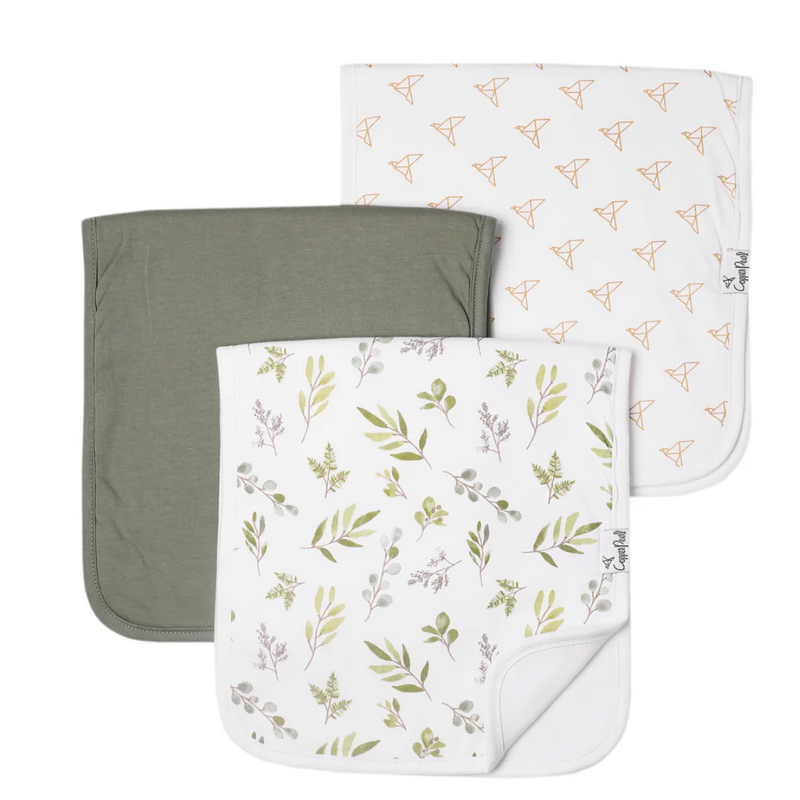 Copper Pearl | Burp Cloths (3 Pack) - Plumme Box