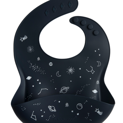 LouLou Lollipop | Printed Silicone Bib - Plumme Box