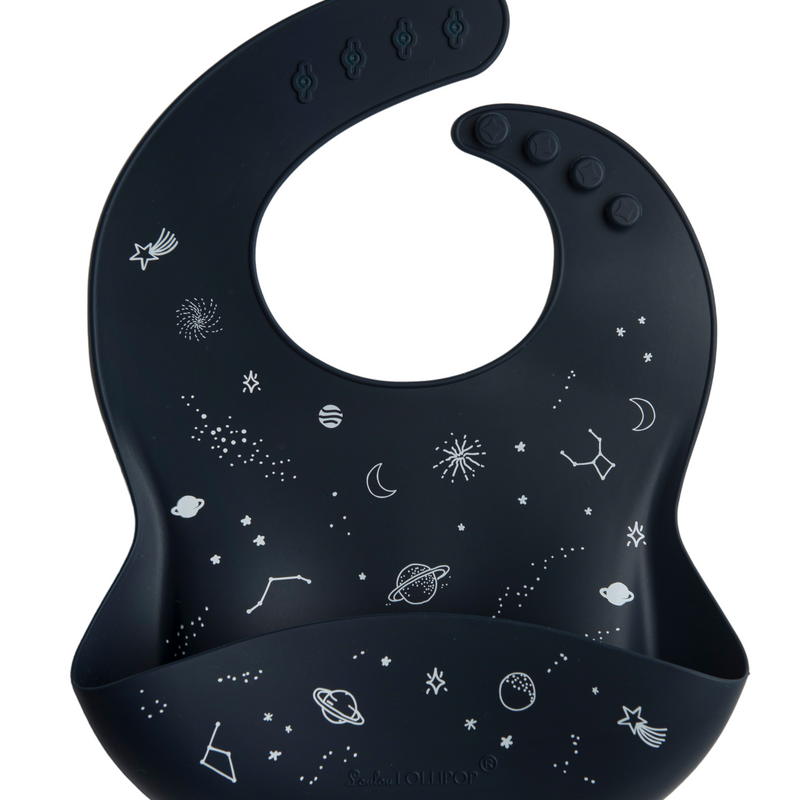 LouLou Lollipop | Printed Silicone Bib - Plumme Box