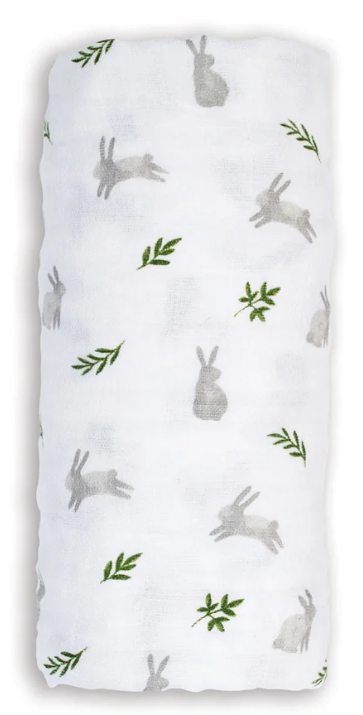 Lulujo | Swaddle Blanket Muslin Cotton LG - Plumme Box