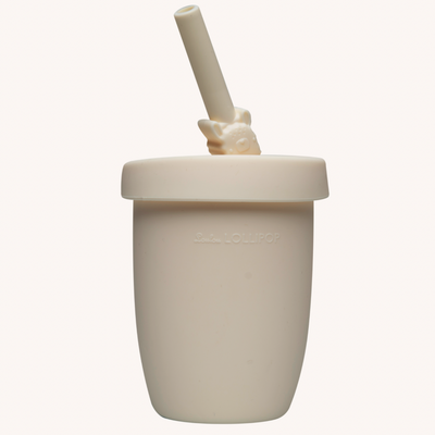 LouLou Lollipop | Kids Silicone Cup with Straw - Born To Be Wild - Plumme Box