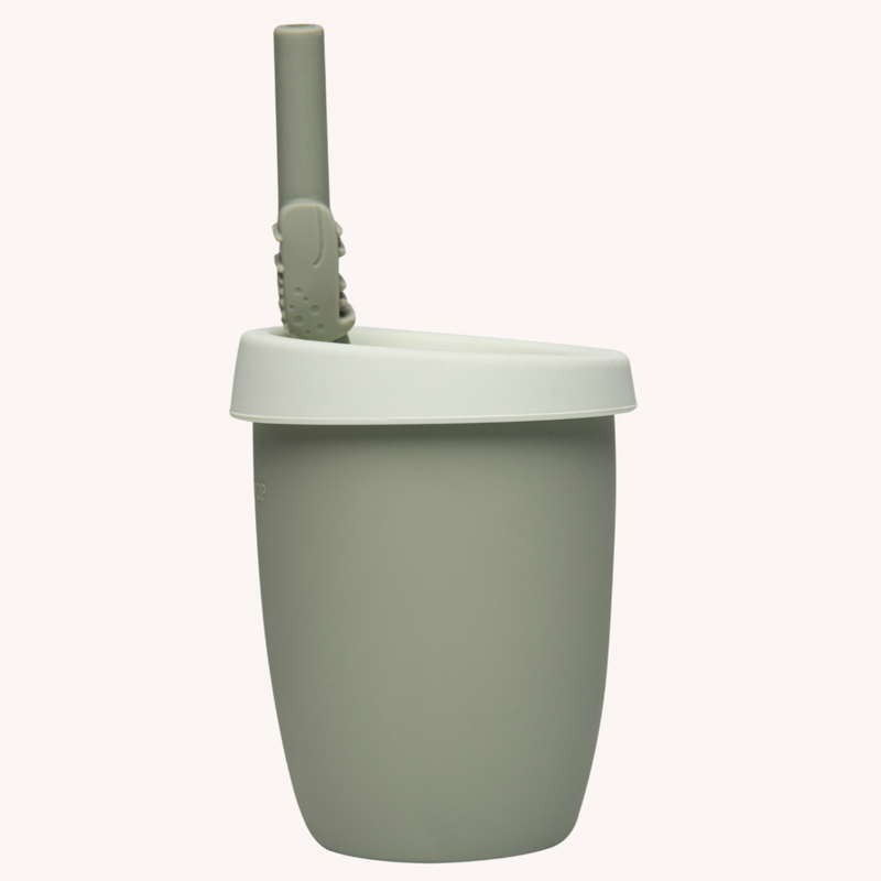 LouLou Lollipop | Kids Silicone Cup with Straw - Born To Be Wild - Plumme Box