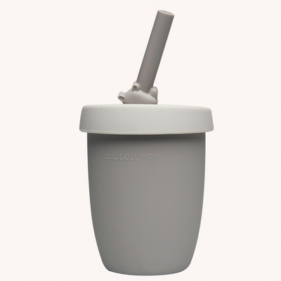 LouLou Lollipop | Kids Silicone Cup with Straw - Born To Be Wild - Plumme Box
