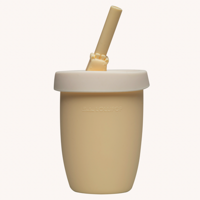 LouLou Lollipop | Kids Silicone Cup with Straw - Born To Be Wild - Plumme Box
