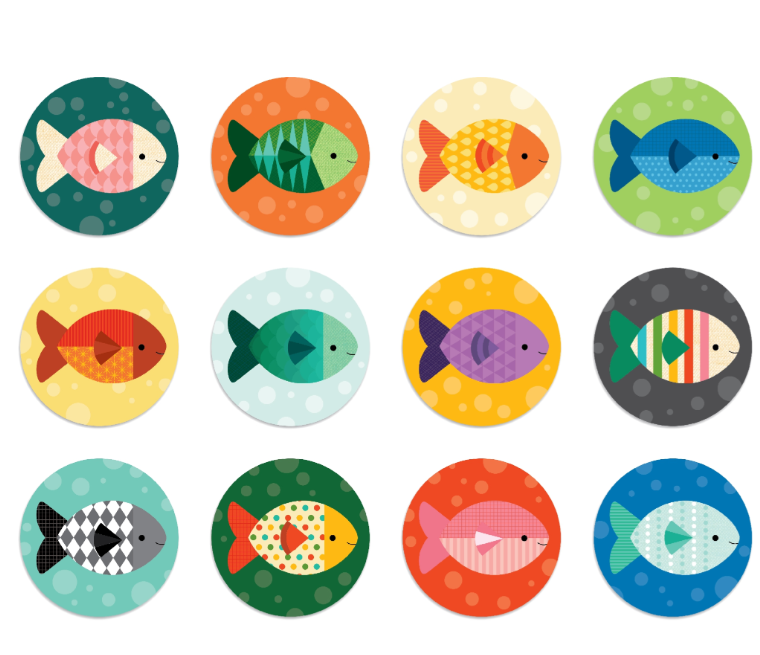 Petit Collage | Gone Fishing Matching Game on-the-go - Plumme Box