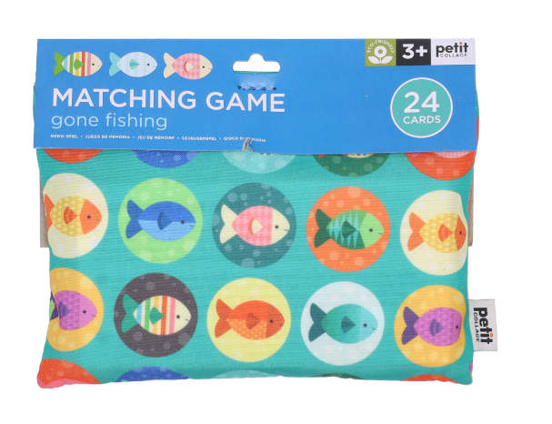Petit Collage | Gone Fishing Matching Game on-the-go - Plumme Box
