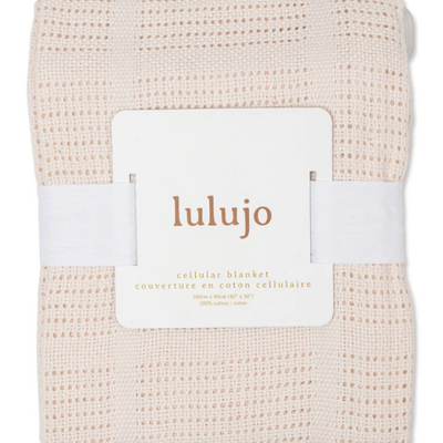Lulujo | Cellular Baby Blanket - Plumme Box