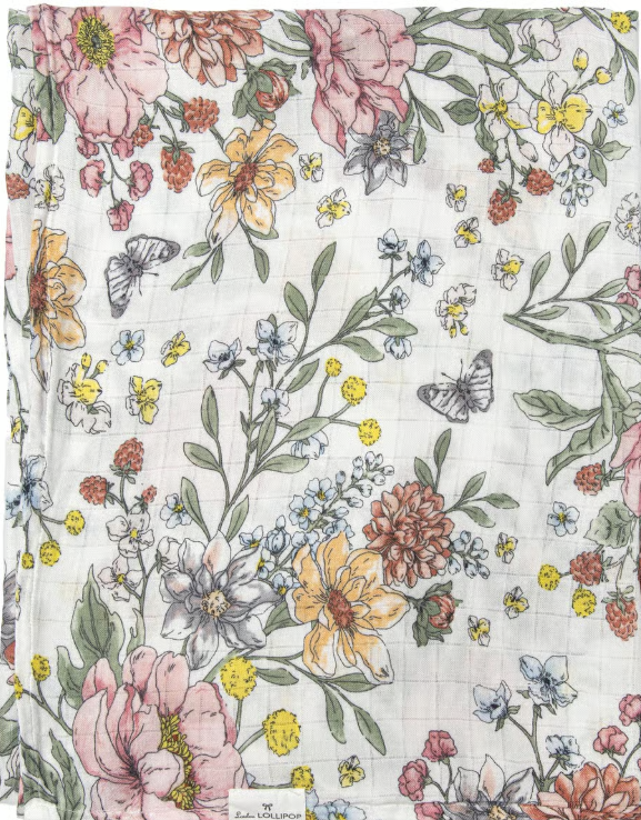 LouLou Lollipop | Muslin Swaddle - Plumme Box