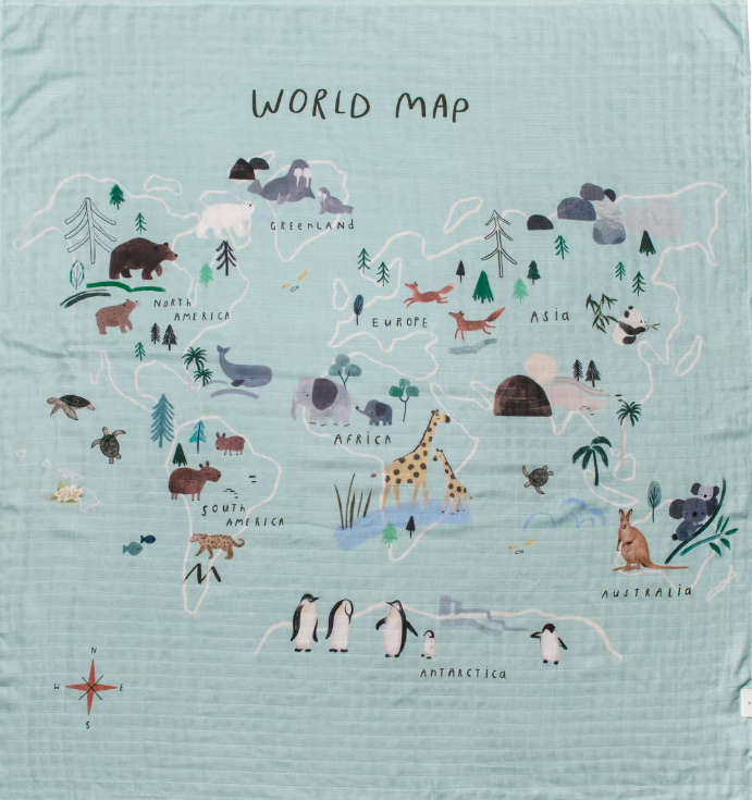 LouLou Lollipop | Muslin Swaddle - Plumme Box