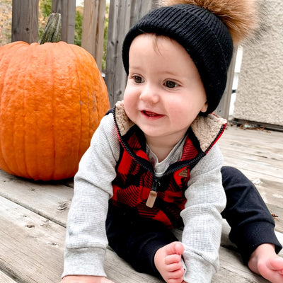 Pom Pom Fur Toque