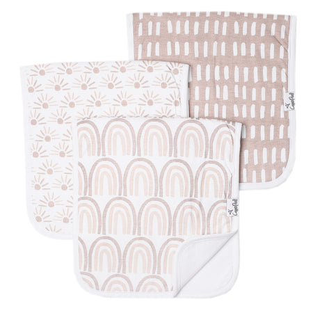 Copper Pearl | Burp Cloths (3 Pack) - Plumme Box