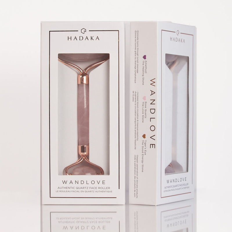 WANDLOVE Rose Quartz Face Roller