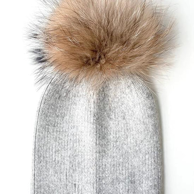 Pom Pom Fur Toque