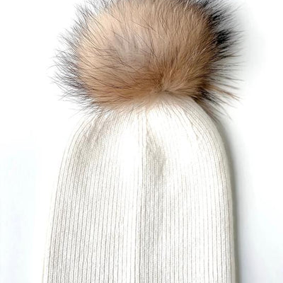 Pom Pom Fur Toque