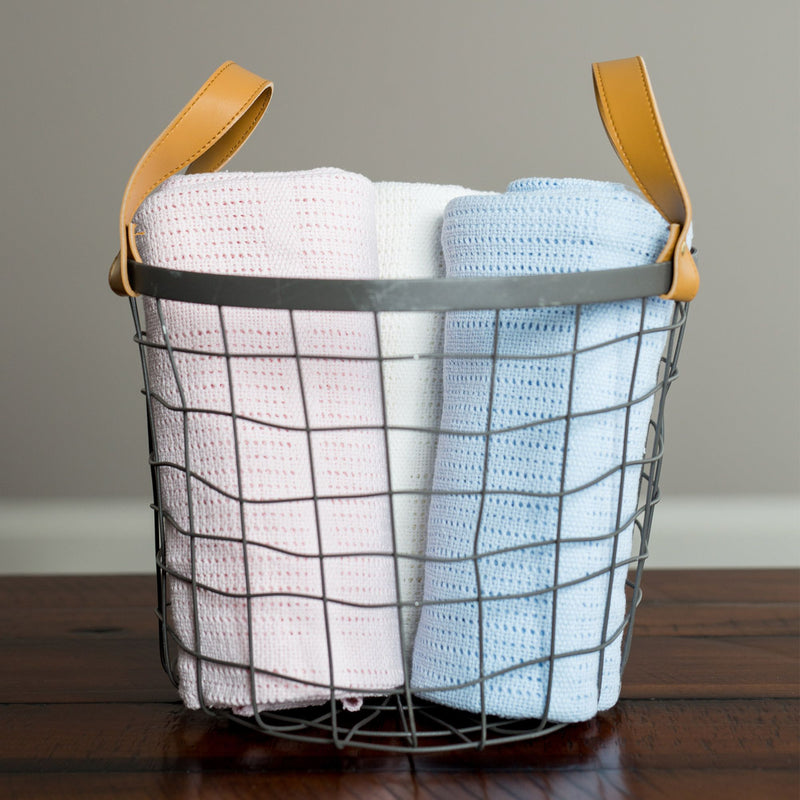 LULUJO Cellular Baby Blanket