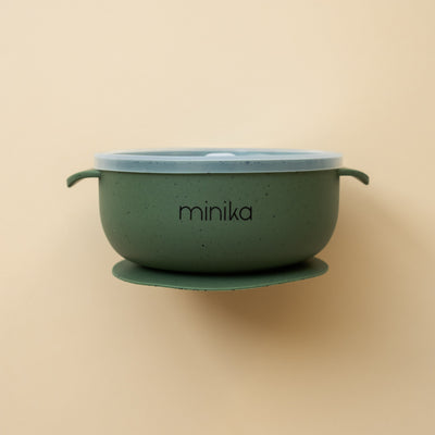 Minika | Silicone Bowl with Lid - Plumme Box