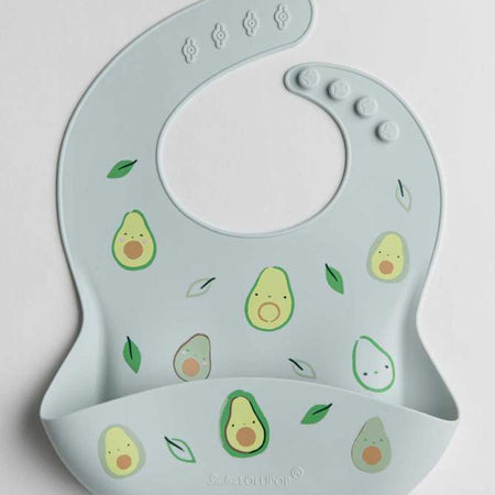 LouLou Lollipop | Printed Silicone Bib - Plumme Box