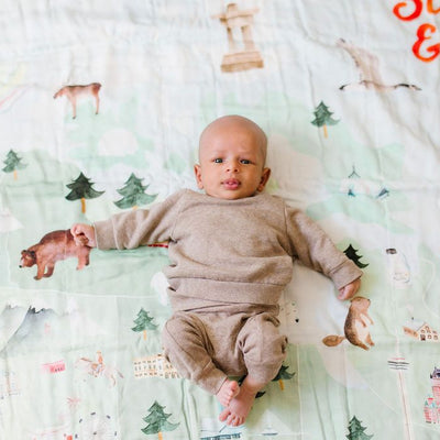 LOULOU LOLLIPOP Muslin Swaddle