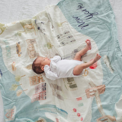 LOULOU LOLLIPOP Muslin Swaddle