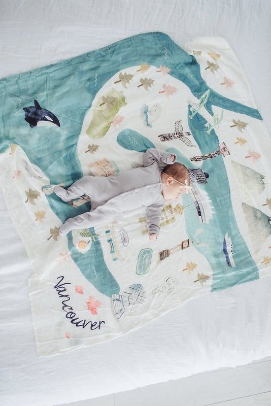 LOULOU LOLLIPOP Muslin Swaddle