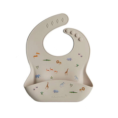 LOULOU LOLLIPOP Printed Silicone Bib