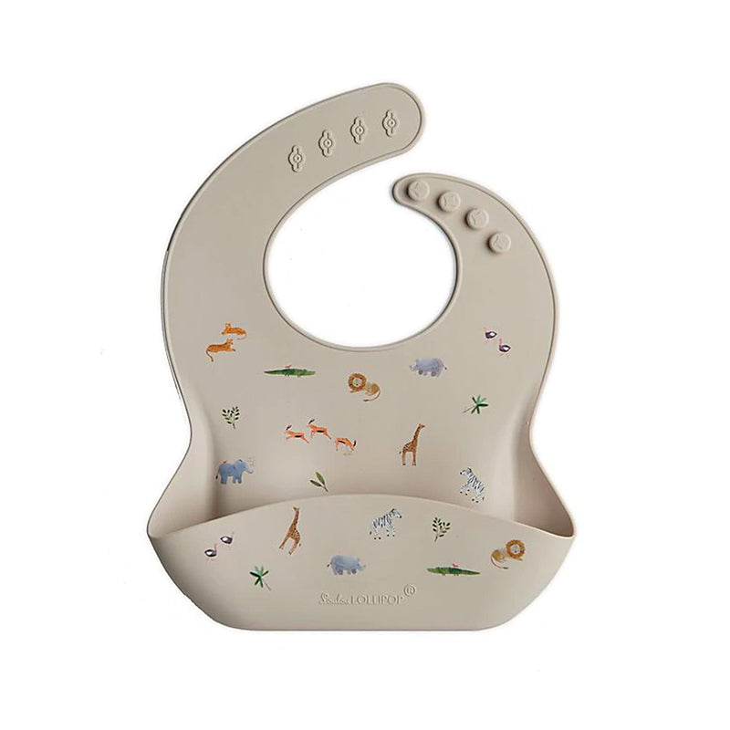 LOULOU LOLLIPOP Printed Silicone Bib