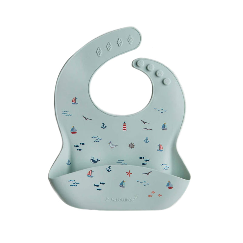 LOULOU LOLLIPOP Printed Silicone Bib