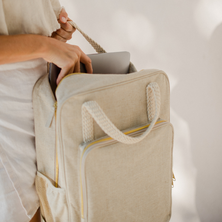 SoYoung | Linen Totepack - Plumme Box