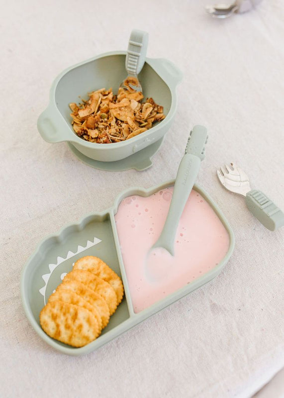 LOULOU LOLLIPOP Silicone Suction Snack Plate